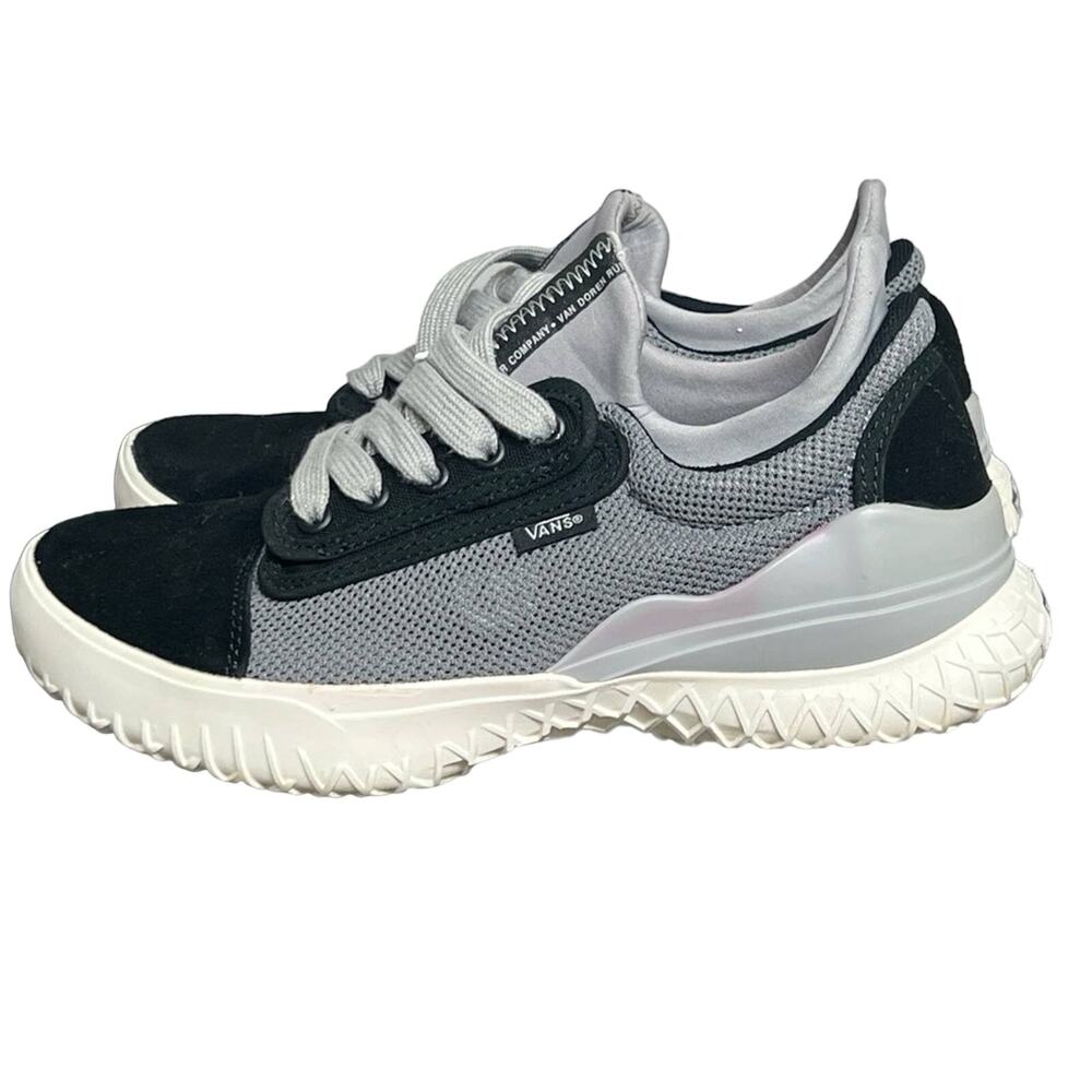 Vans City Cmt Utility Gray Black Marshmallow Skate Shoes Men’s Size 6.5 Women 8